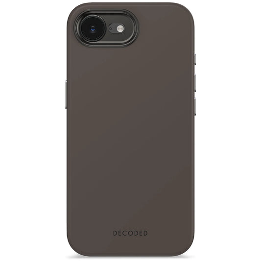 Decoded Silicone Backcover voor iPhone 17e/16e - Charcoal