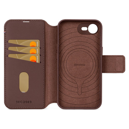 Decoded Detachable Wallet pour 17e/16e - Brun chocolat