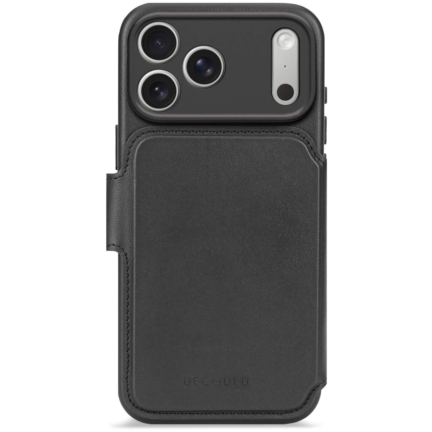 Decoded Detachable Wallet voor iPhone 17 Pro - Zwart