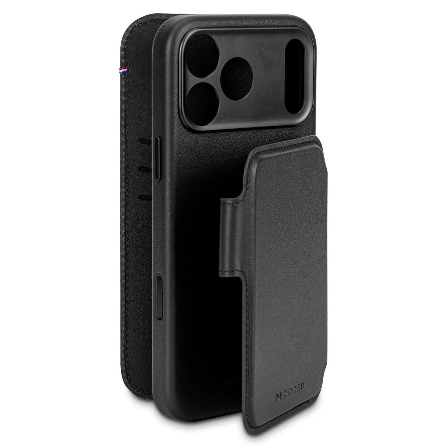 Decoded Detachable Wallet voor iPhone 17 Pro - Zwart