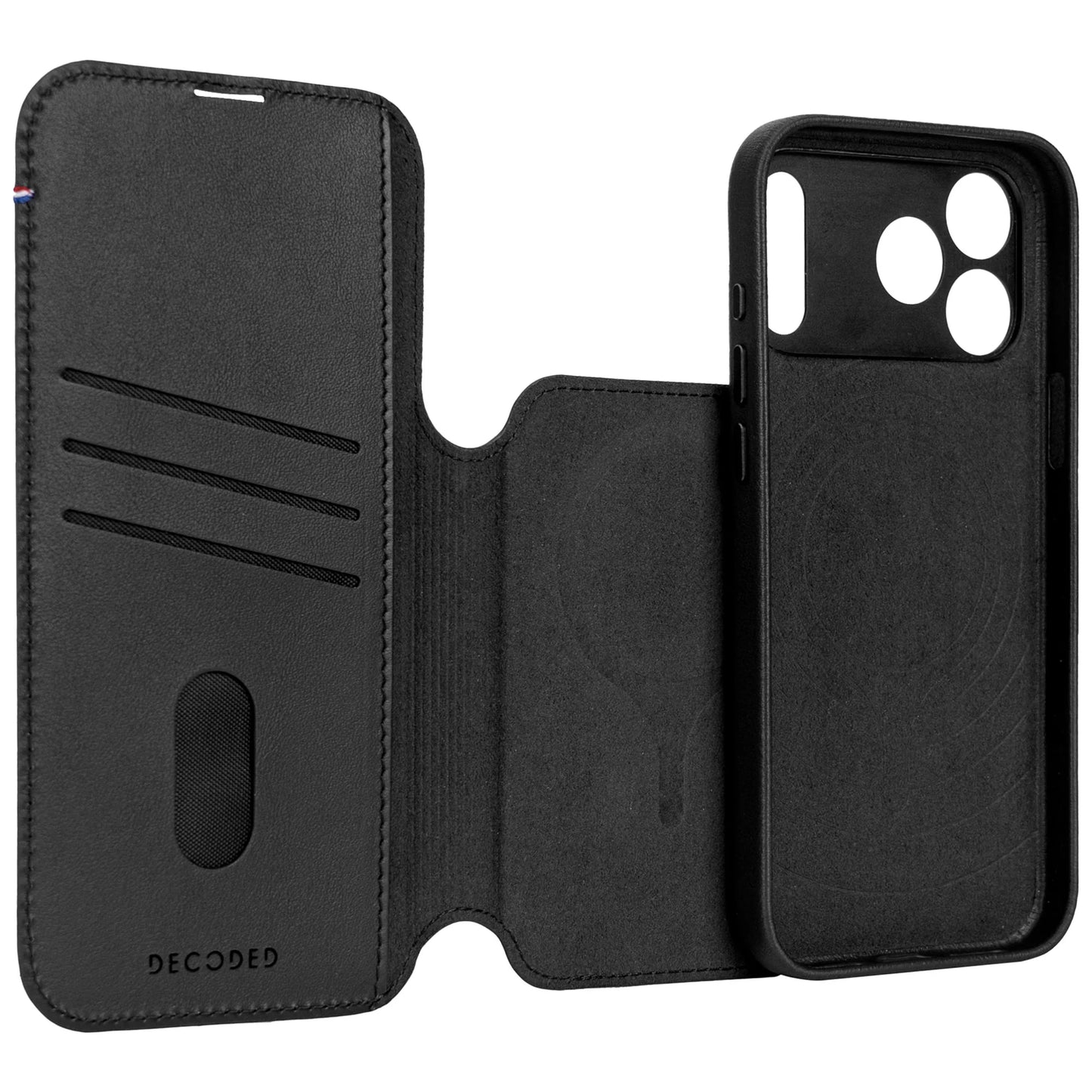 Decoded Detachable Wallet voor iPhone 17 Pro - Zwart