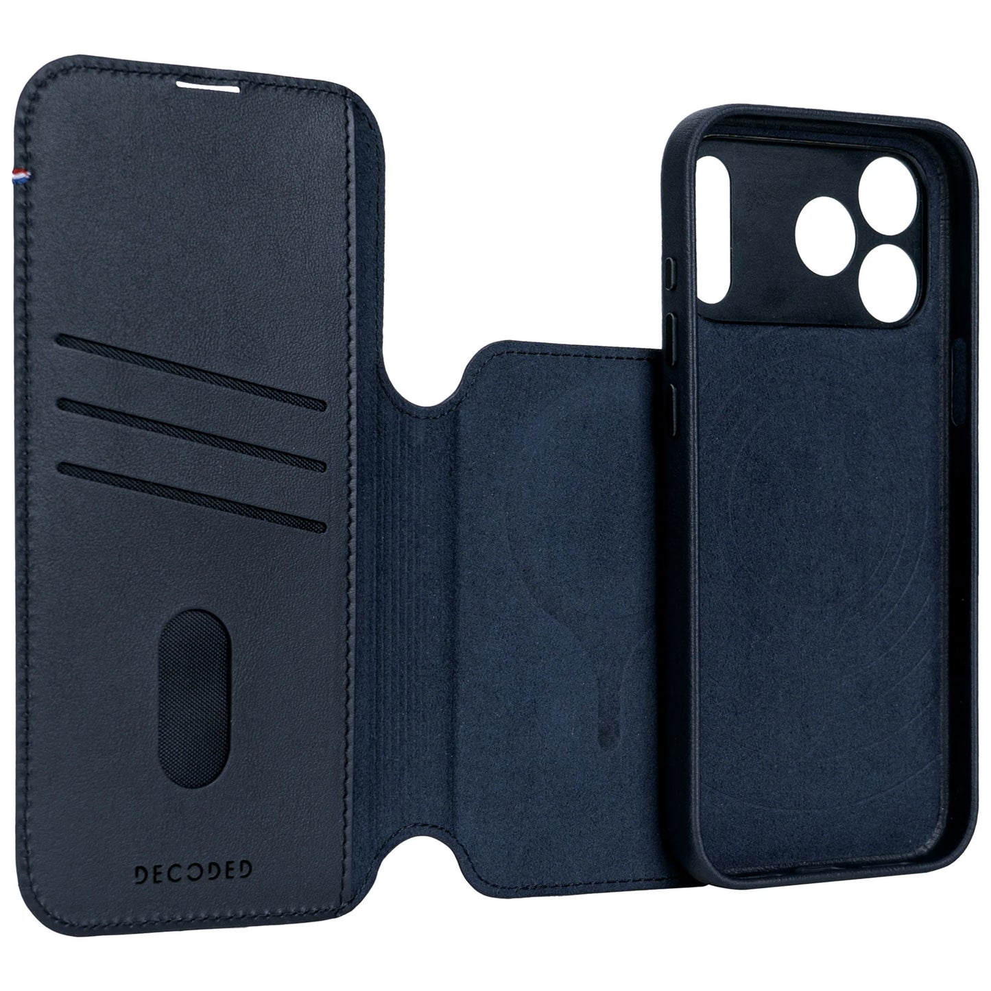 Decoded Detachable Wallet voor iPhone 17 Pro - Marineblauw