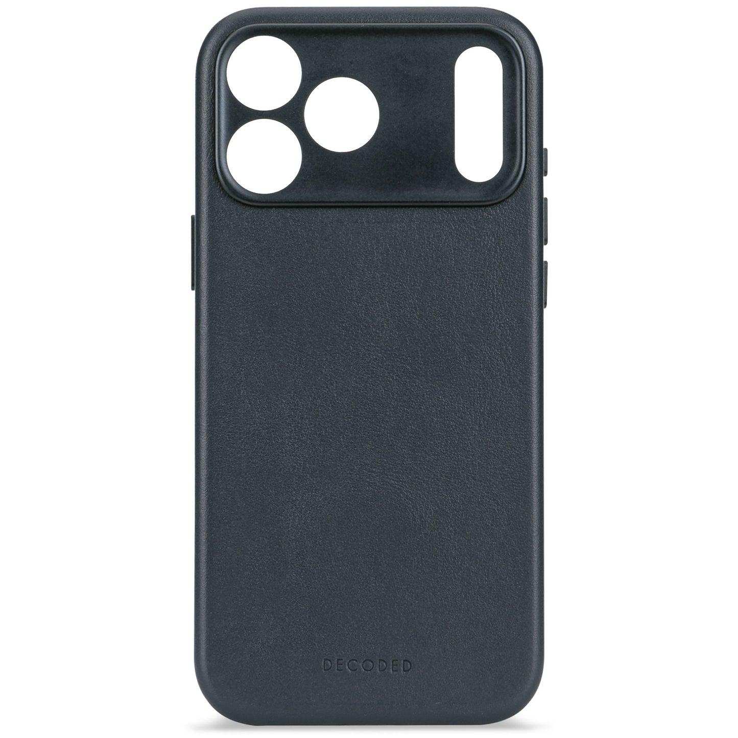 Decoded Housse en cuir pour iPhone 17 Pro Max - Bleu marine