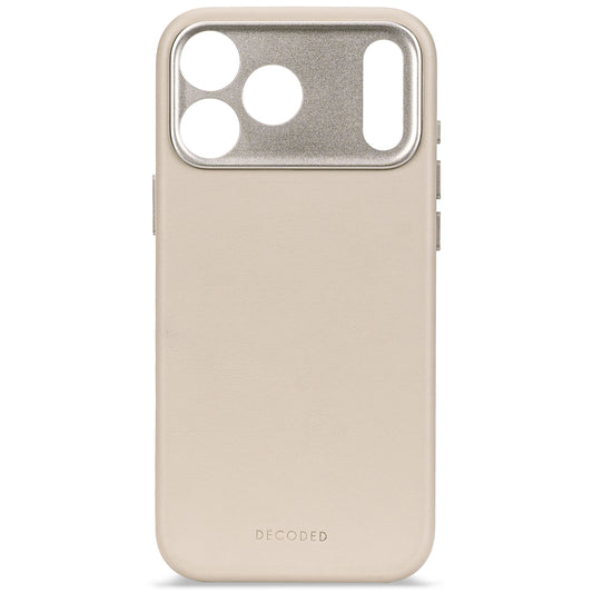 Decoded Leren hoesje voor iPhone 17 Pro Max - Klei