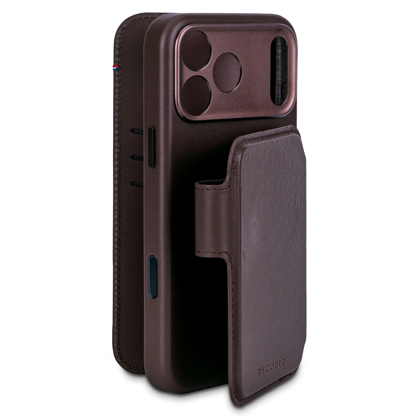 Decoded Detachable Wallet voor iPhone 17 Pro Max - Chocoladebruin