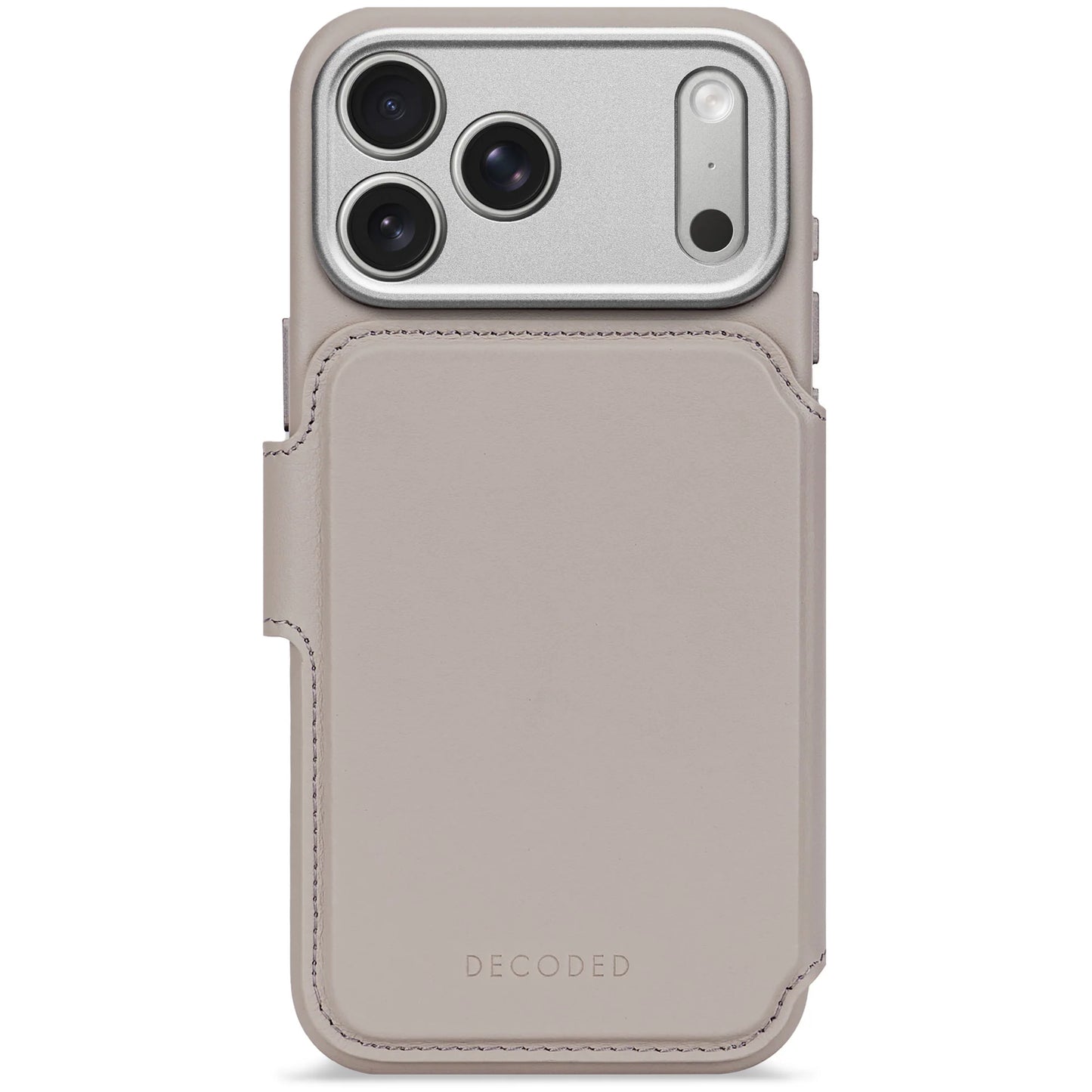 Decoded Detachable Wallet pour iPhone 17 Pro Max - Argile Solide