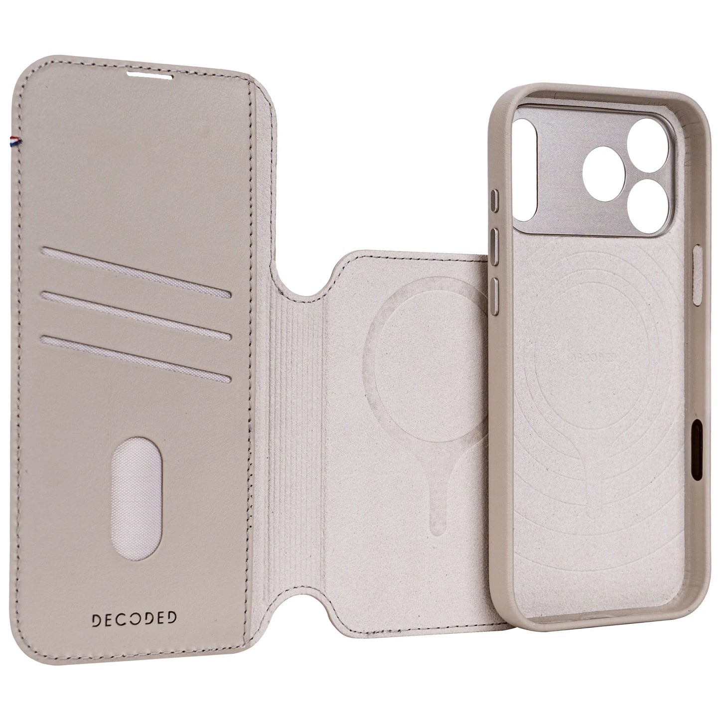 Decoded Detachable Wallet pour iPhone 17 Pro Max - Argile Solide