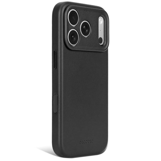 Decoded Leren hoesje voor iPhone 18 Pro/17 Pro - Zwart