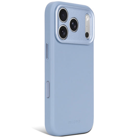 Decoded Leren hoesje voor iPhone 18 Pro/17 Pro - Hemelsblauw