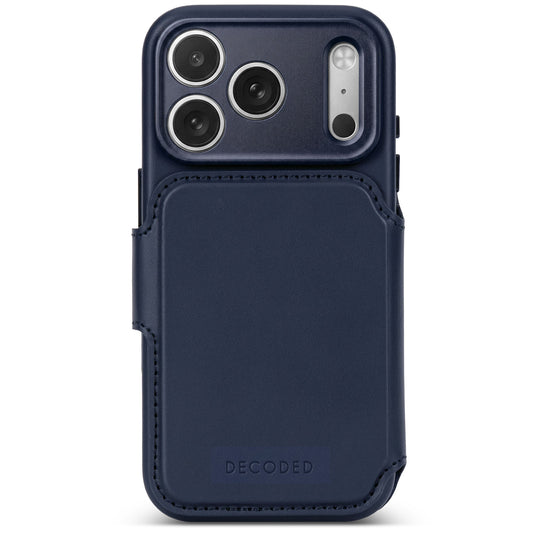 Decoded Detachable Wallet voor iPhone 18 Pro/17 Pro - Marineblauw