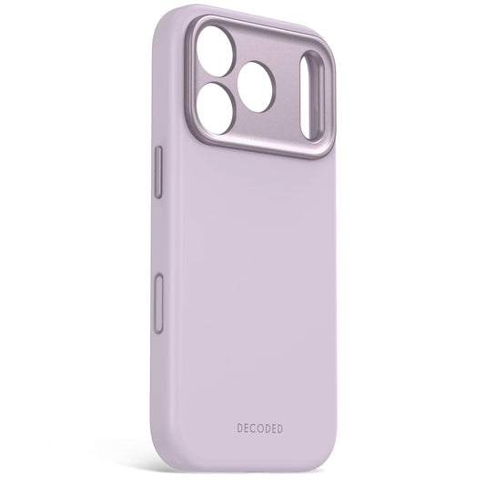 Decoded Antimicrobial Silicone Backcover pour iPhone 18 Pro Max/17 Pro Max - Lavande