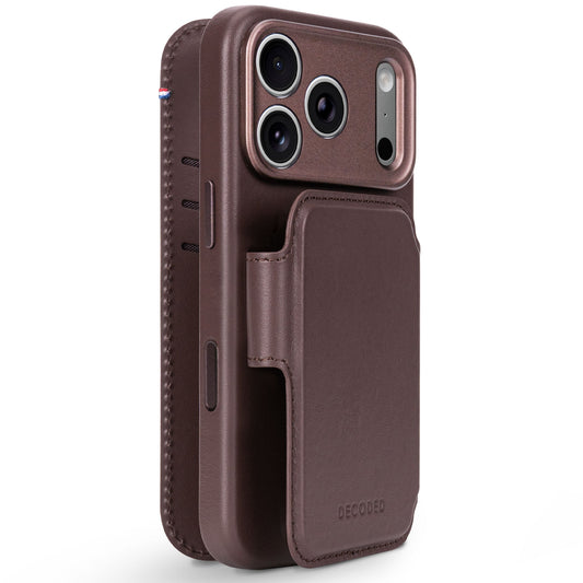 Decoded Detachable Wallet pour iPhone 18 Pro Max/17 Pro Max - Brun chocolat