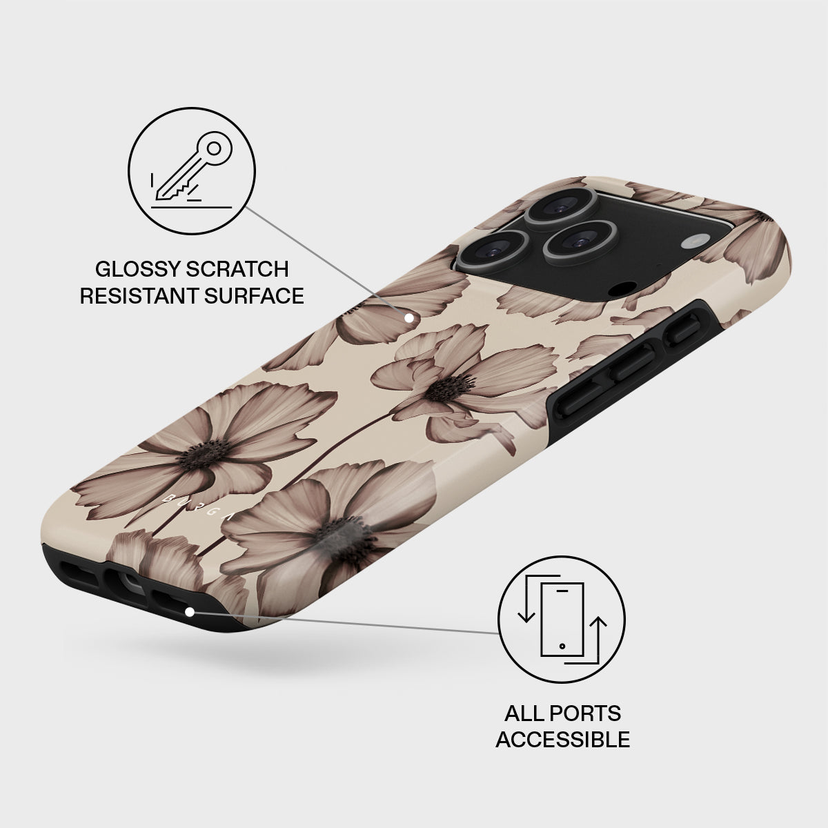 Burga Tough Case met MagSafe voor iPhone 17 Pro - Barely Yours