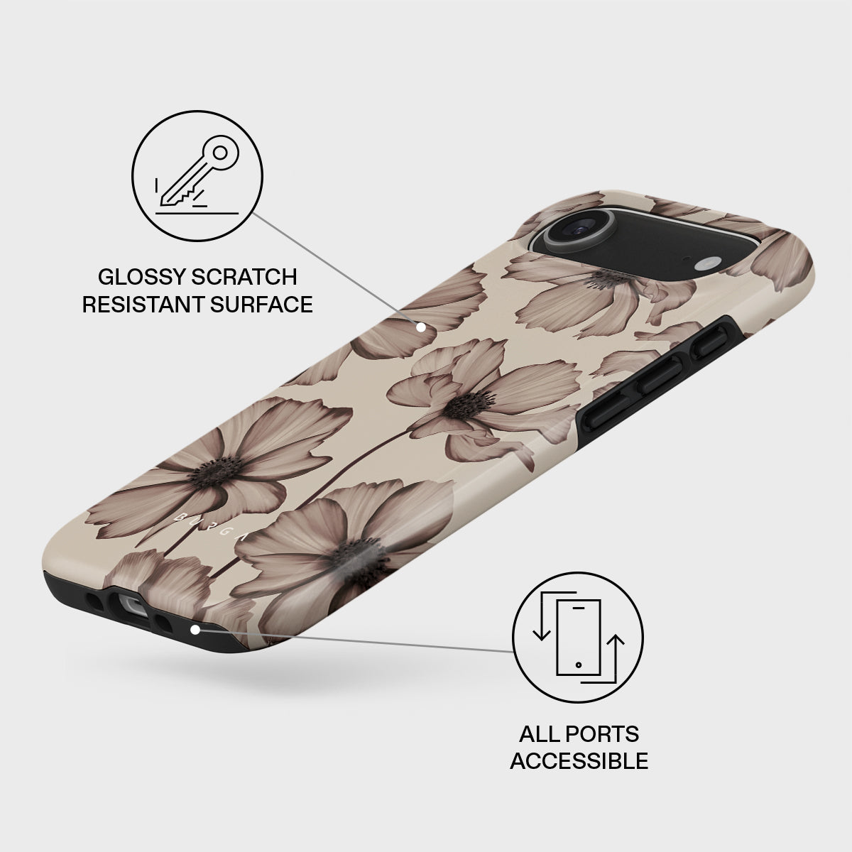 Burga Tough Case avec MagSafe pour iPhone 17 Air - Barely Yours