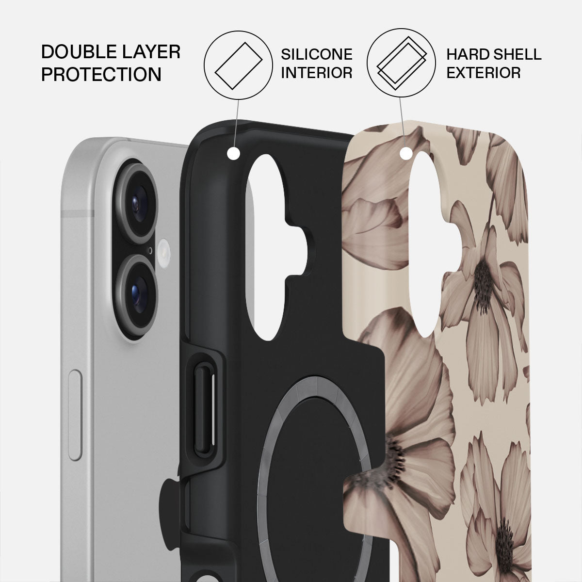 Burga Tough Case met MagSafe voor iPhone 17 - Barely Yours – Lab9