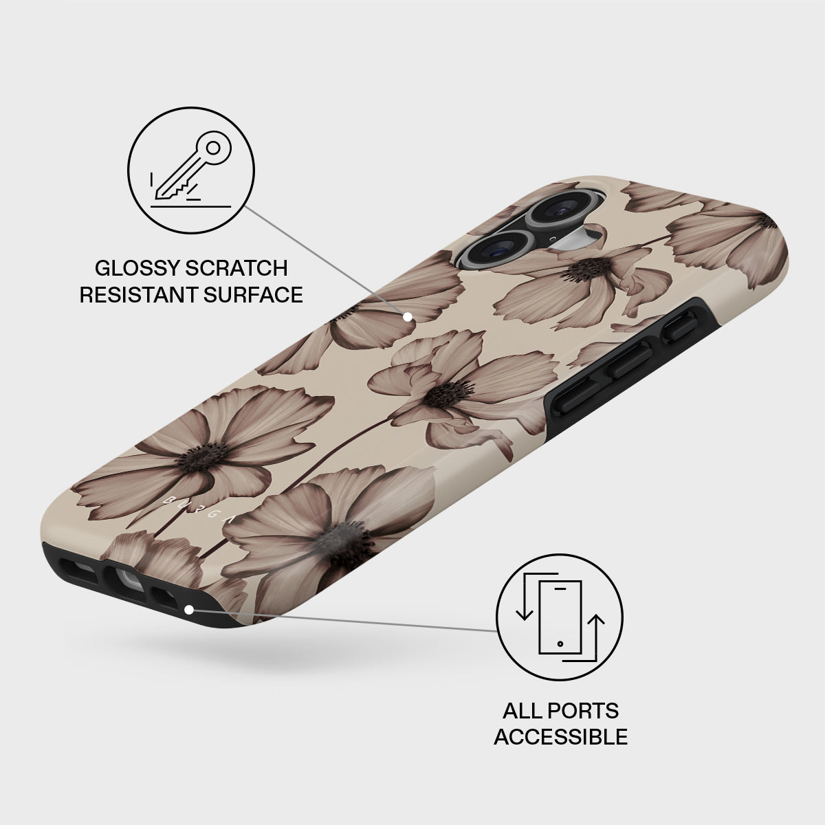 Burga Tough Case met MagSafe voor iPhone 17 - Barely Yours – Lab9