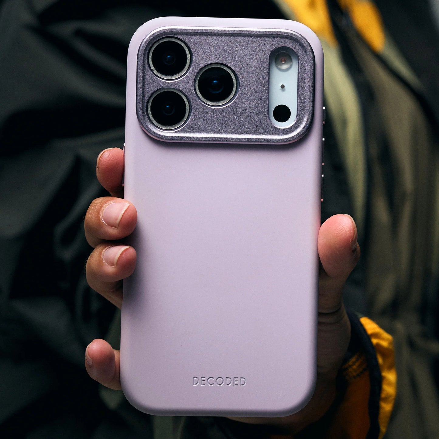 Decoded Antimicrobial Silicone Backcover voor iPhone 17 Pro Max - Lavendel