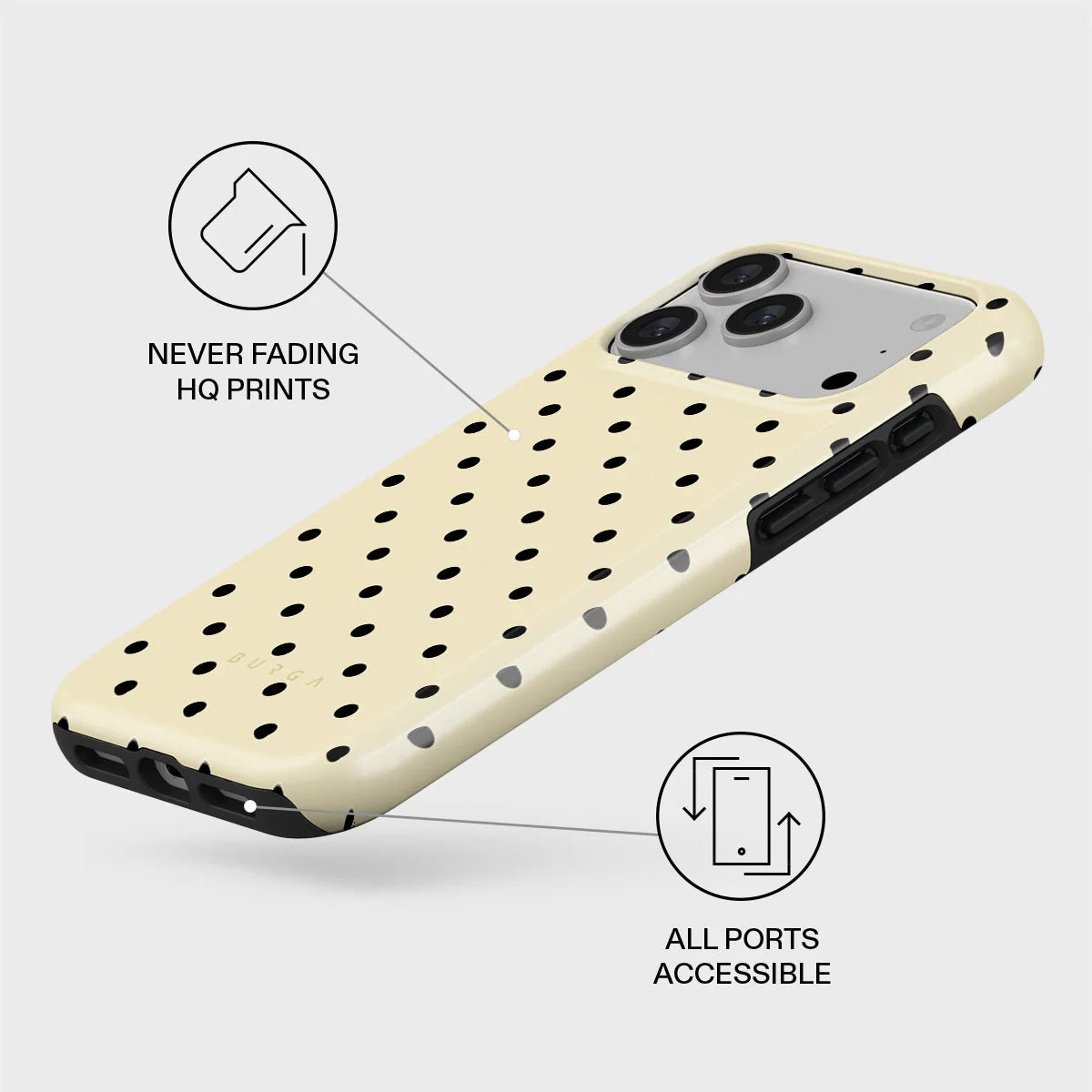 Burga Tough Case met MagSafe voor iPhone 17 Pro Max - Sweet Treat