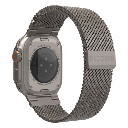 Decoded Milan Traction Band - 44/45/46/49 mm - Titanium