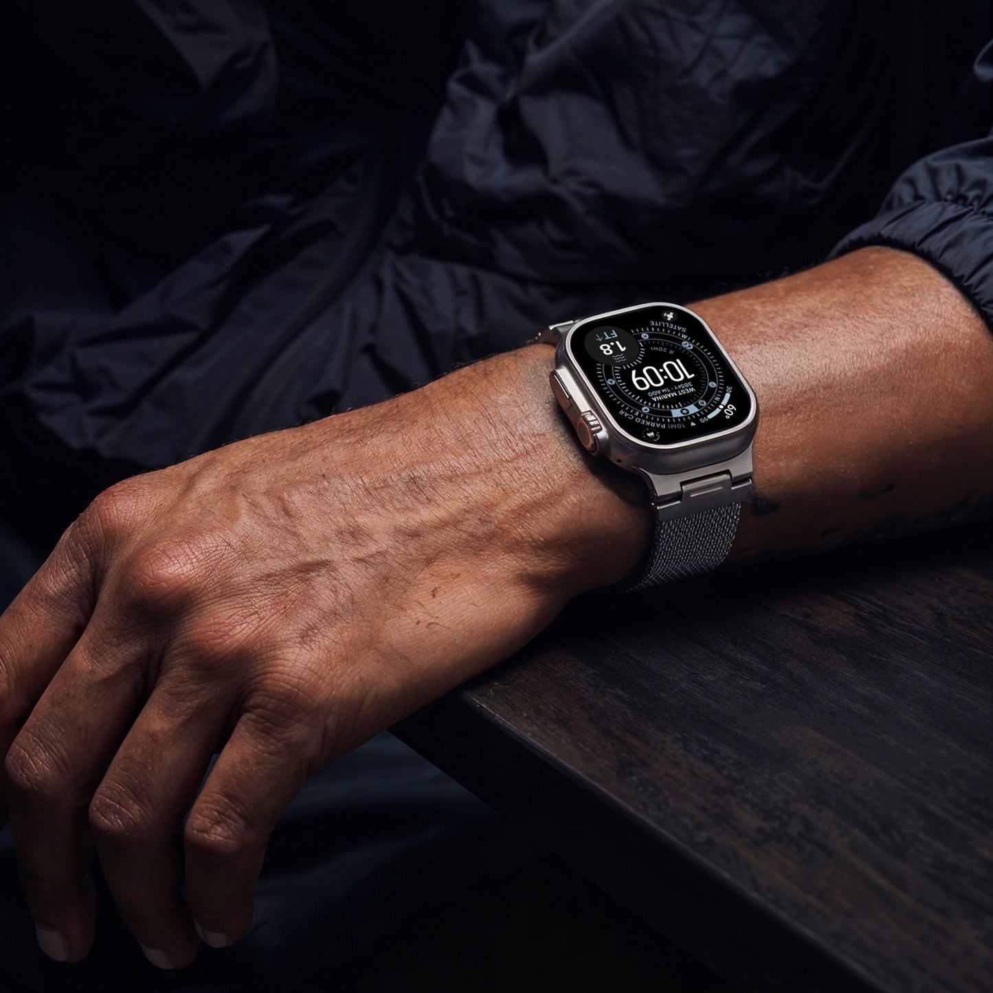 Decoded Milan Traction Band - 44/45/46/49 mm - Titane