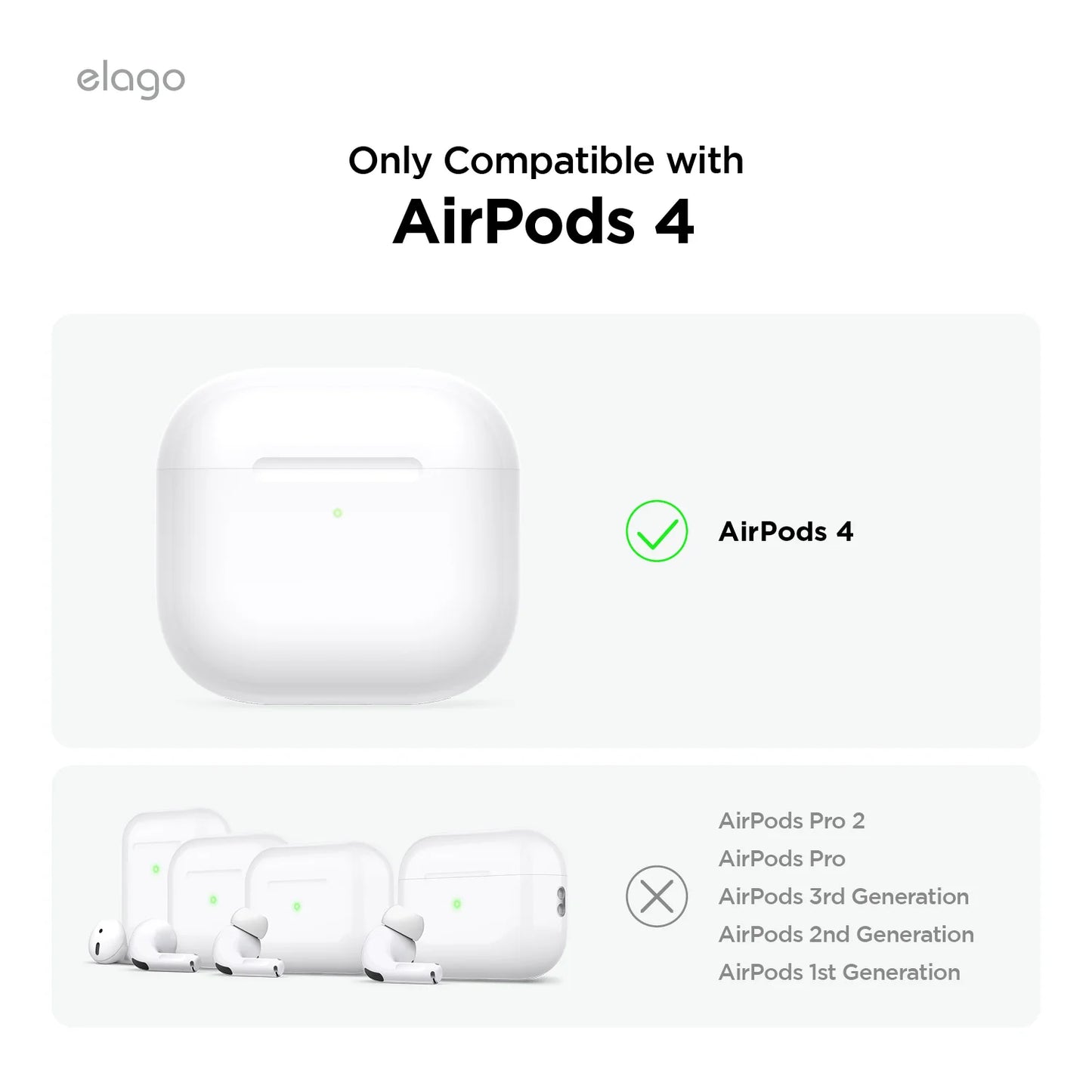 Elago Silicone Hang Case pour AirPods (4e gén.) - Jean bleu