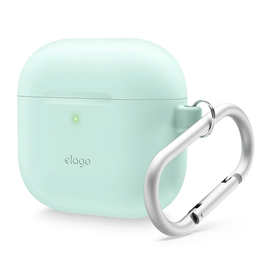 Elago Silicone Hang Case voor AirPods 4 - Muntgroen
