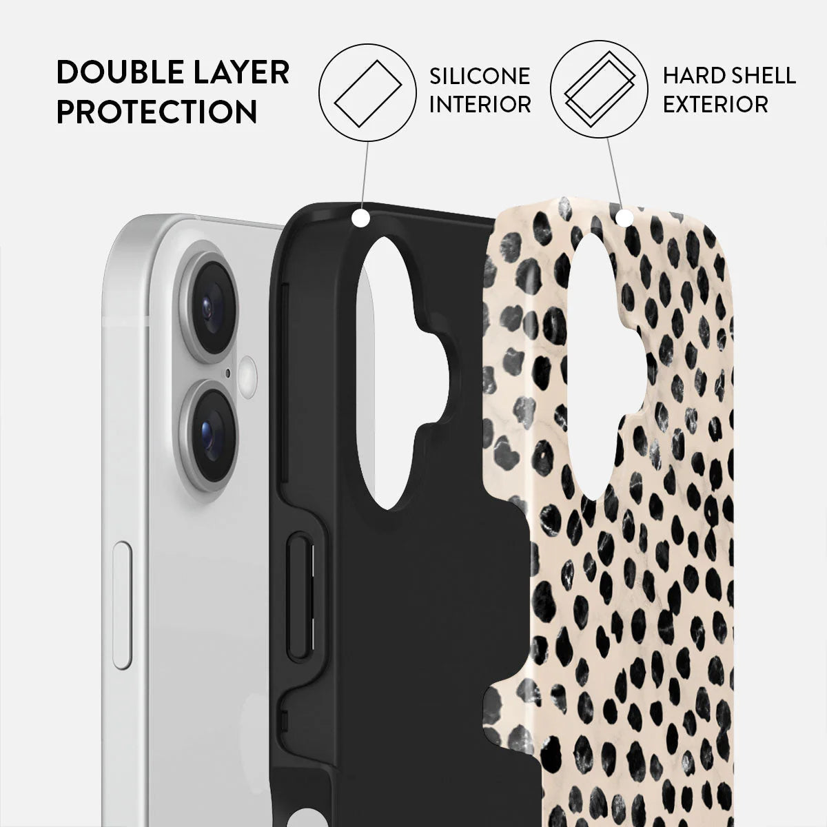 Burga Tough Case met MagSafe voor iPhone 16 - Almond Latte