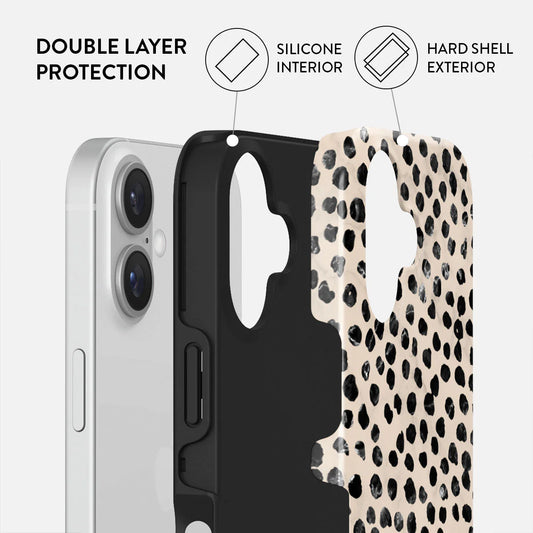 Burga Tough Case avec MagSafe pour iPhone 16 - Almond Latte