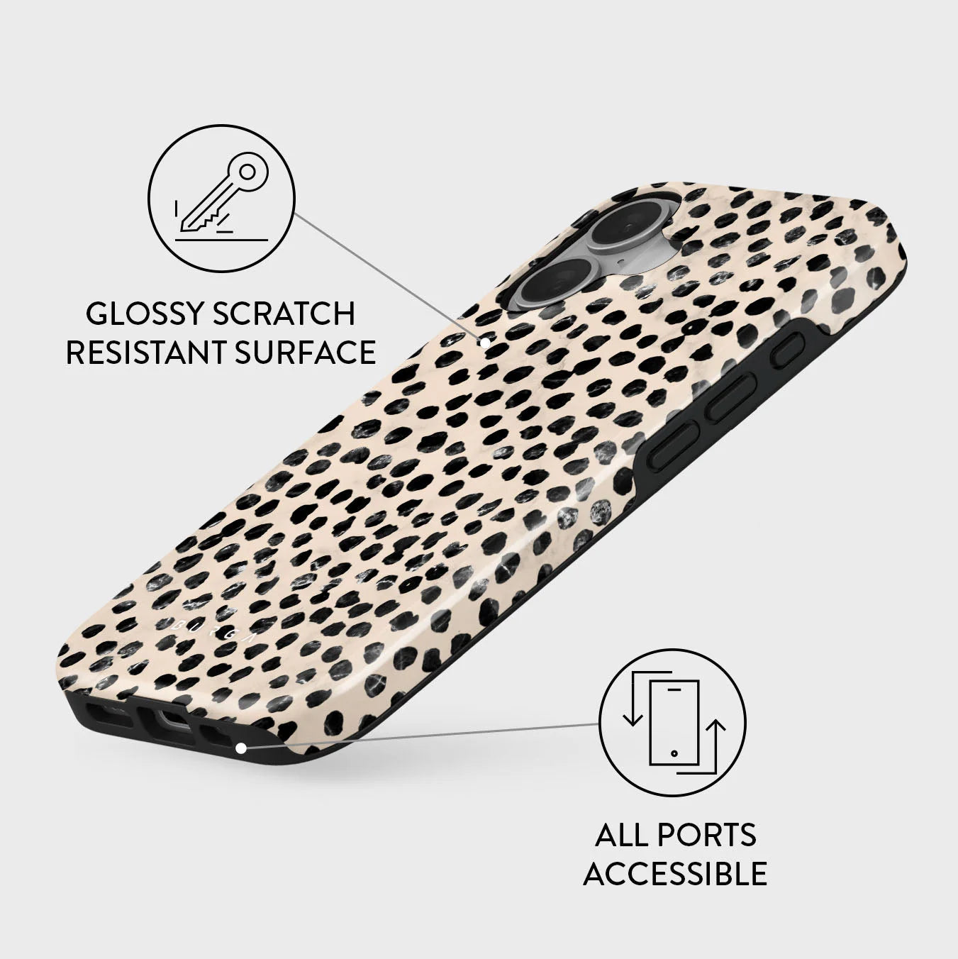 Burga Tough Case met MagSafe voor iPhone 16 - Almond Latte