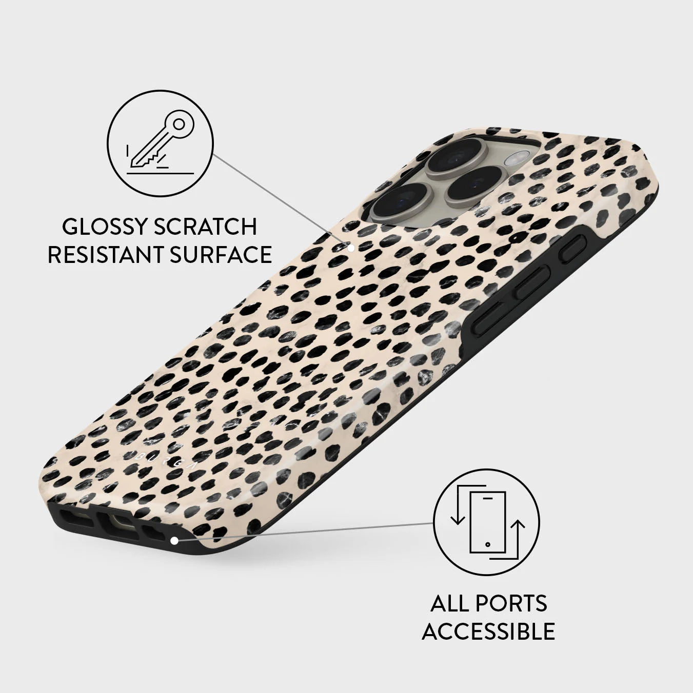 Burga Tough Case met MagSafe voor iPhone 16 Pro Max - Almond Latte
