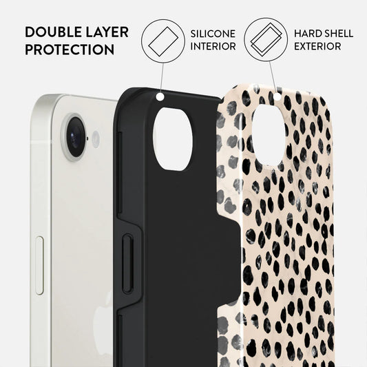 Burga Tough Case avec MagSafe pour iPhone 16e - Almond Latte