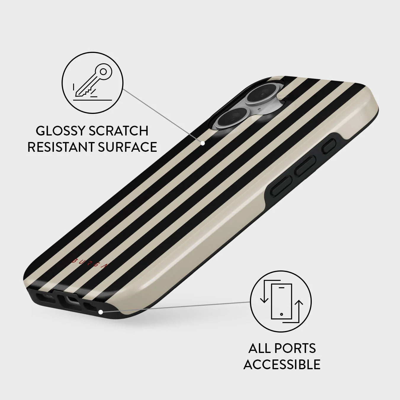 Burga Tough Case met MagSafe voor iPhone 16 - Prophesy