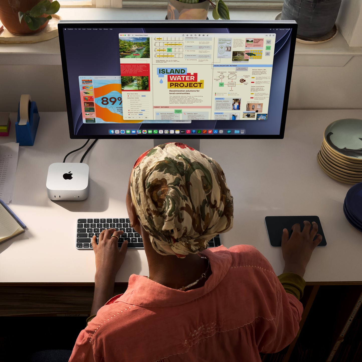 Mac mini: Apple M6-chip met 12‑Core CPU en 12‑Core GPU, 16 GB, 512 GB SSD - Zilver