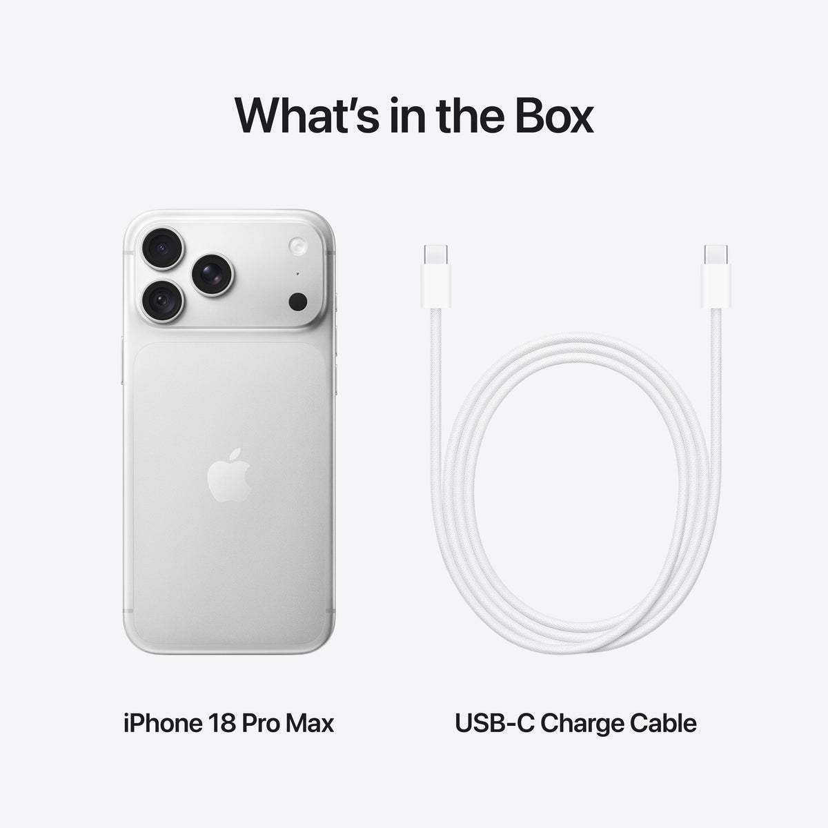 iPhone 18 Pro Max 256 GB Zilver