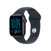 Apple Watch SE 3 (GPS) • 40‐mm kast van Middernacht aluminium • Marineblauw sportbandje - S/M
