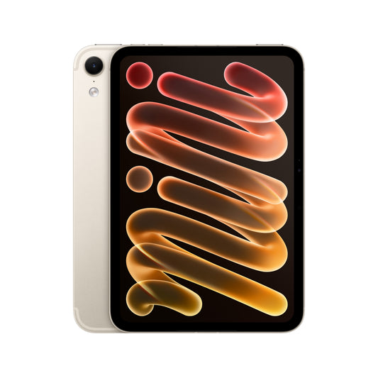 iPad mini Wi-Fi + Cellular 256 Go - Verre nano-texturé - Lumière stellaire (A20 Pro)