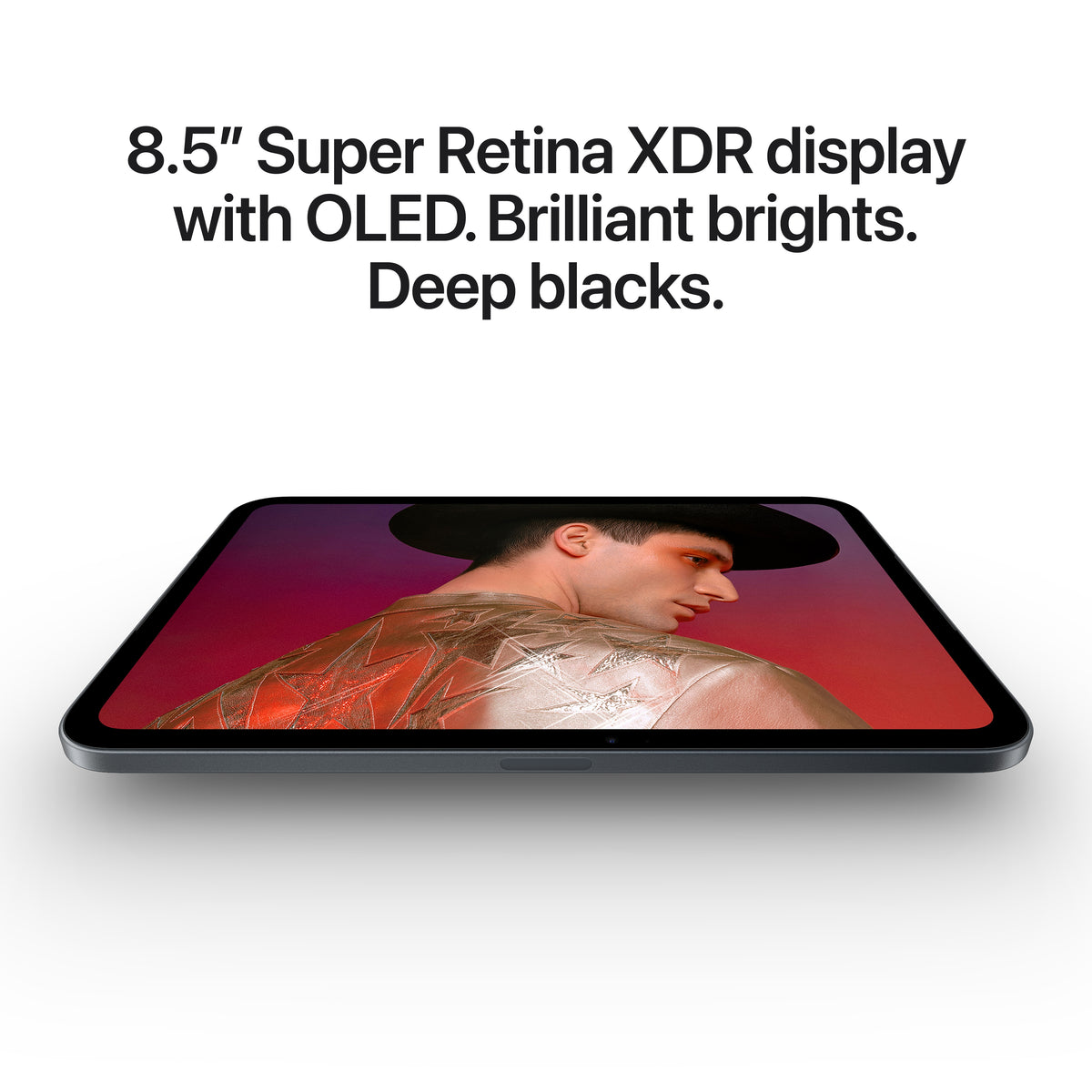 iPad mini Wi-Fi + Cellular 256 Go - Verre nano-texturé - Lumière stellaire (A20 Pro)