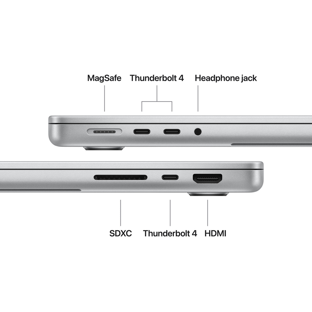 14-inch MacBook Pro: Apple M6-chip met 12‑Core CPU en 12‑Core GPU, 16 GB, 1 TB SSD - Zilver (Qwerty NL)