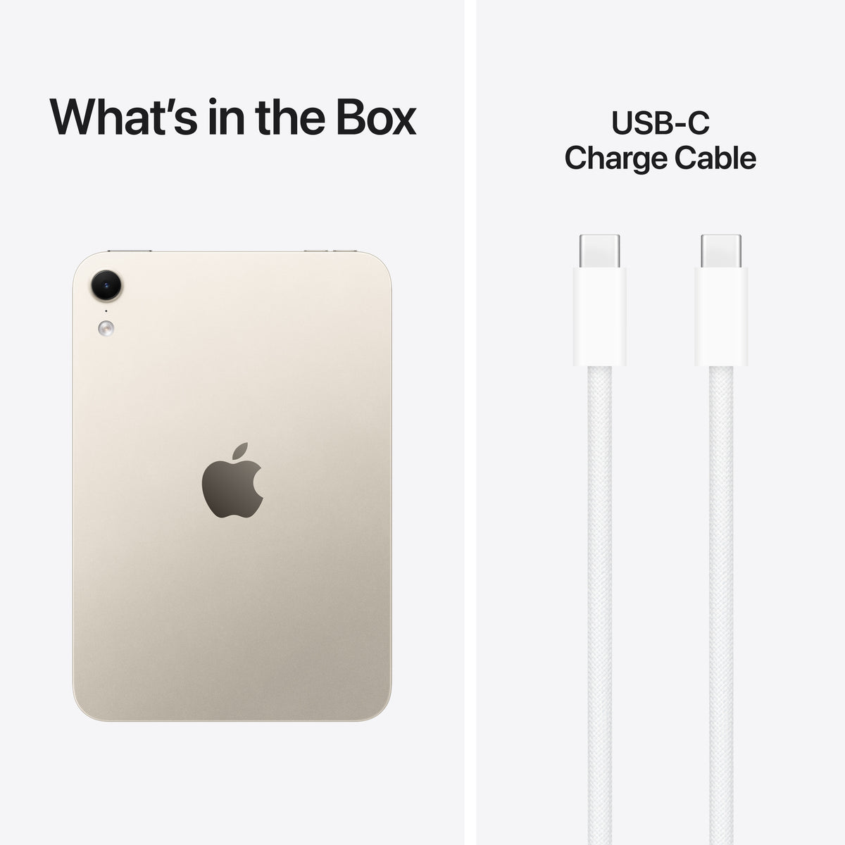 iPad mini Wi-Fi 128 Go - Verre standard - Lumière stellaire (A20 Pro)