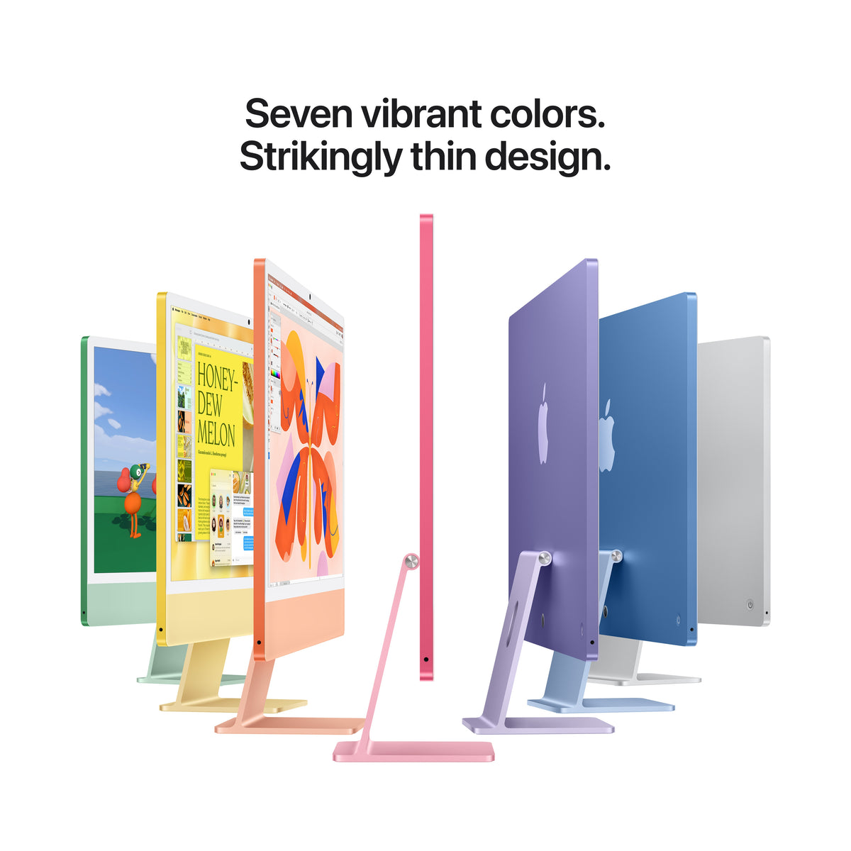 iMac 24 pouces avec écran Retina 4,5K: Puce Apple M6 avec CPU 12 cœurs et GPU 12 cœurs, Verre standard, 24 Go ,512 Go SSD - Mauve