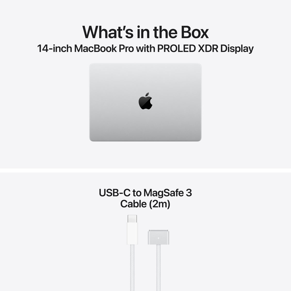 MacBook Pro 14 pouces avec Écran PROLED XDR: Puce Apple M5 Pro avec CPU 15 cœurs et GPU 16 cœurs, 1 To SSD - Argent