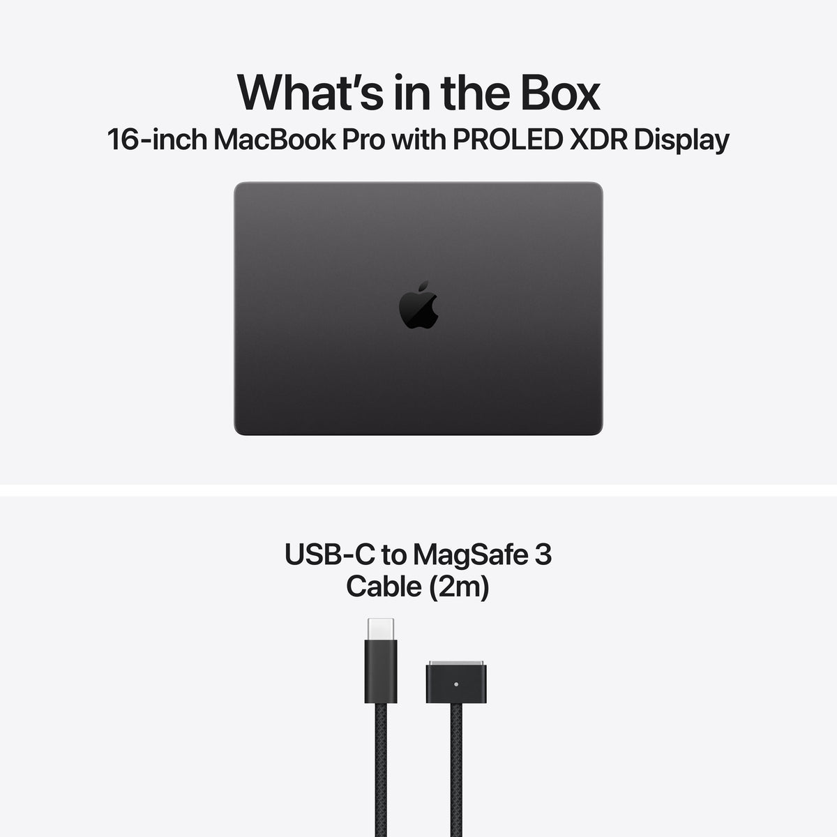 16‑inch MacBook Pro met PROLED XDR-display: Apple M5 Max-chip met 18‑Core CPU en 32‑Core GPU, 36 GB, 2 TB SSD - Spacezwart (Qwerty NL)