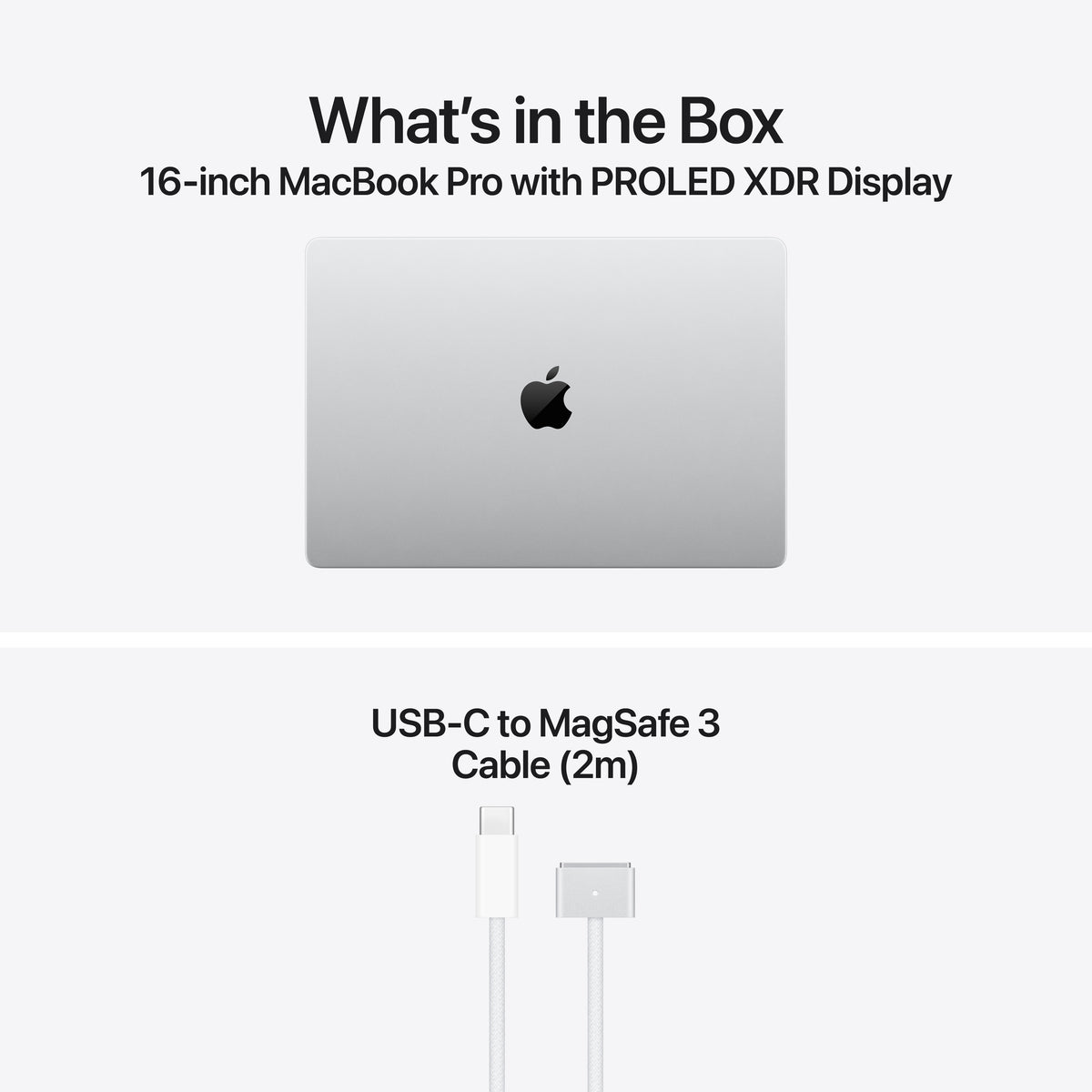 MacBook Pro 16 pouces avec Écran PROLED XDR: Puce Apple M5 Max avec CPU 18 cœurs et GPU 40 cœurs, 2 To SSD - Argent