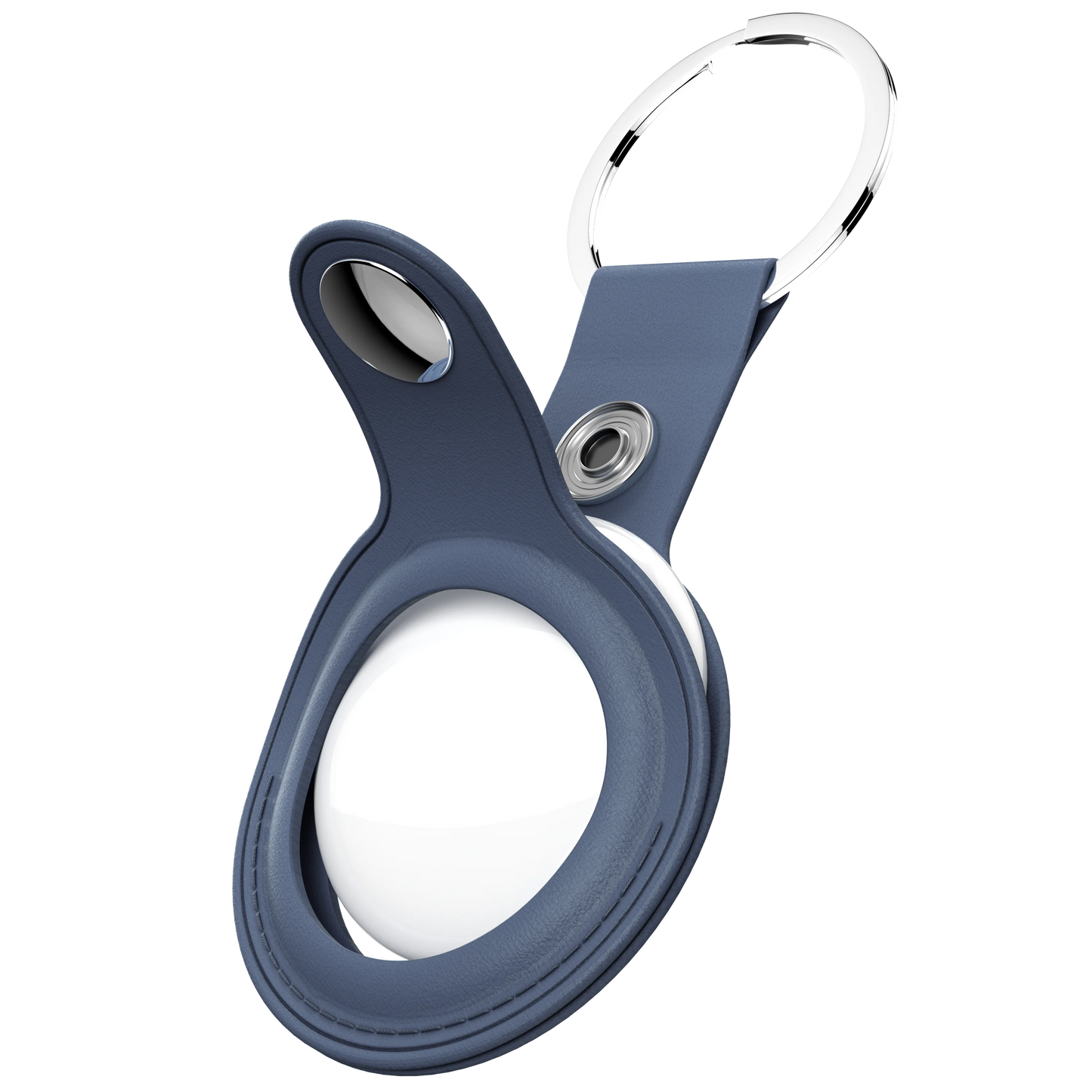 KeyBudz AirTag-sleutelhanger - Kobalt blauw