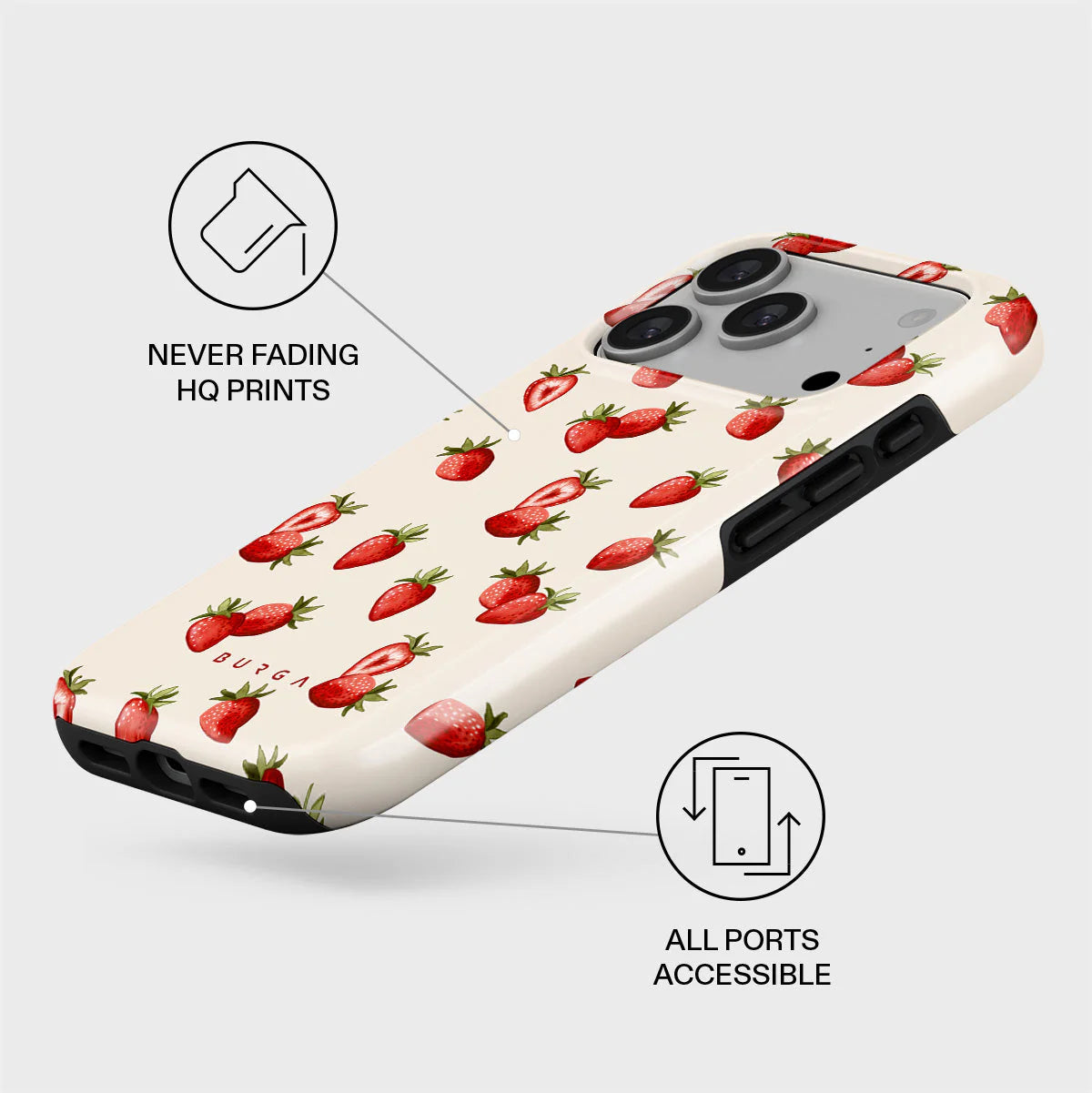 Burga Tough Case met MagSafe voor iPhone 17 Pro - Freshly Picked