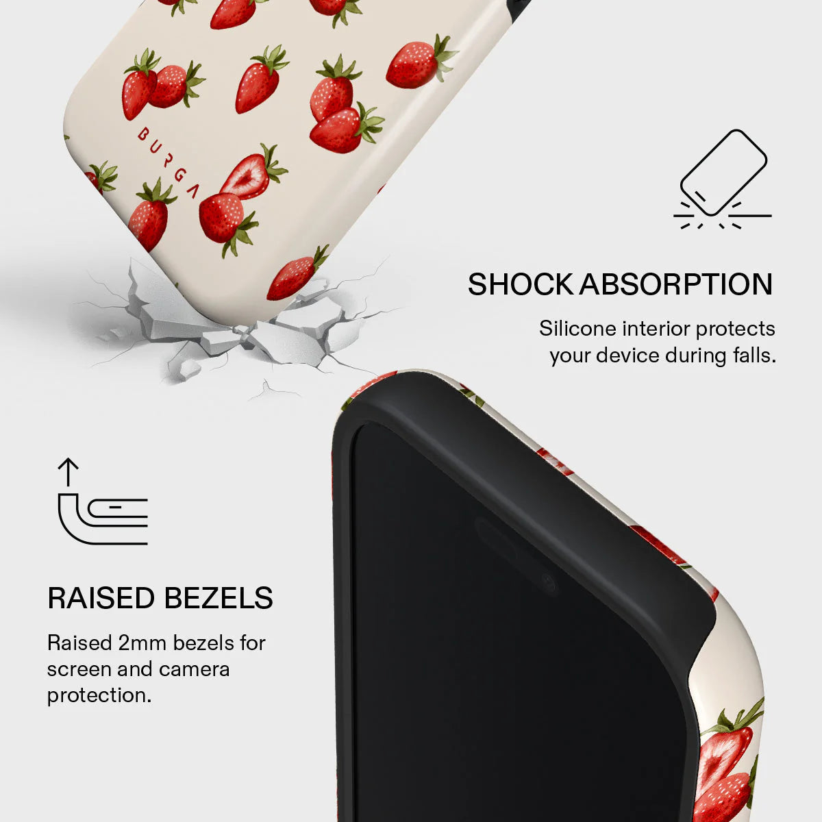 Burga Tough Case met MagSafe voor iPhone 17 Pro - Freshly Picked