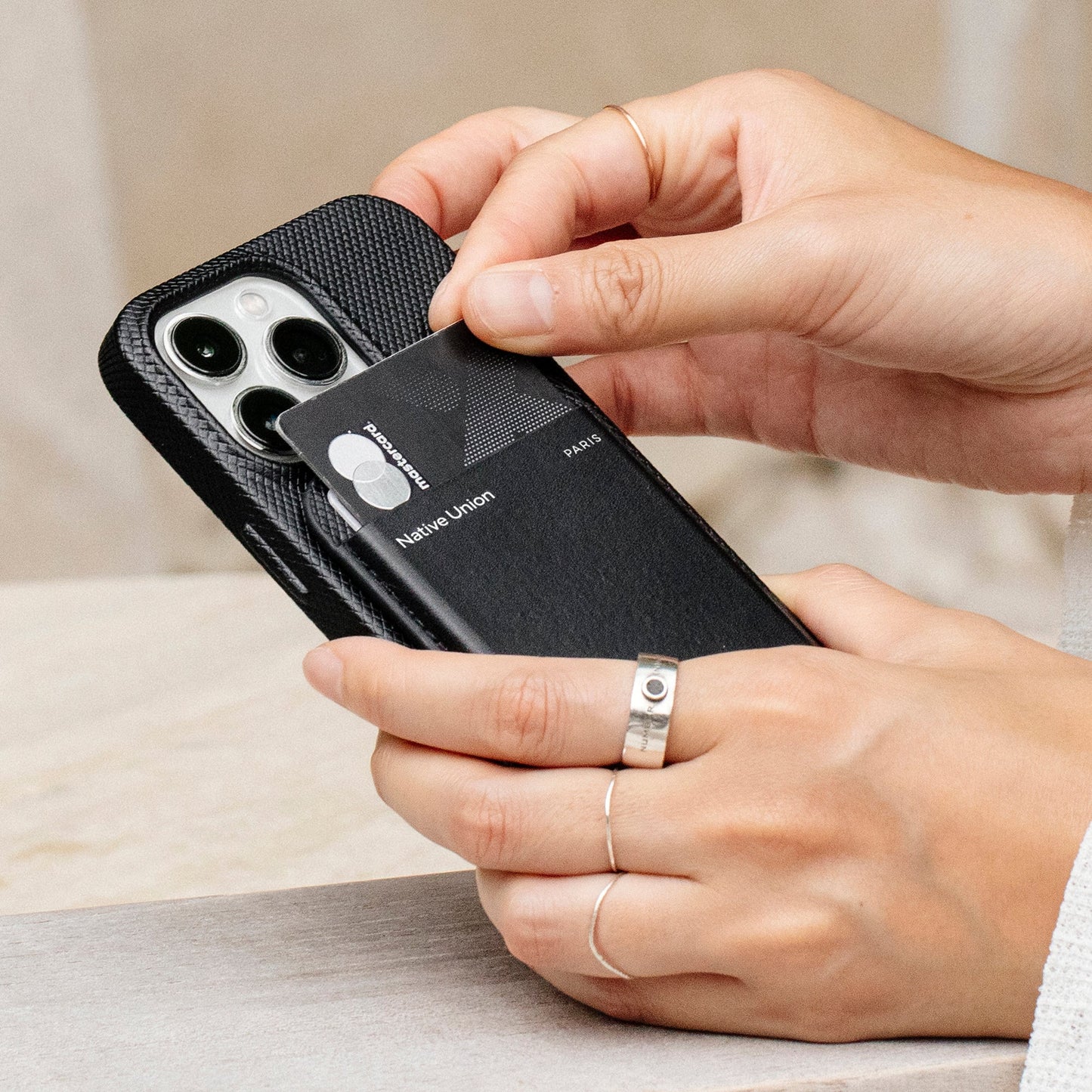 Native Union (RE)Classic Card Wallet - Noir