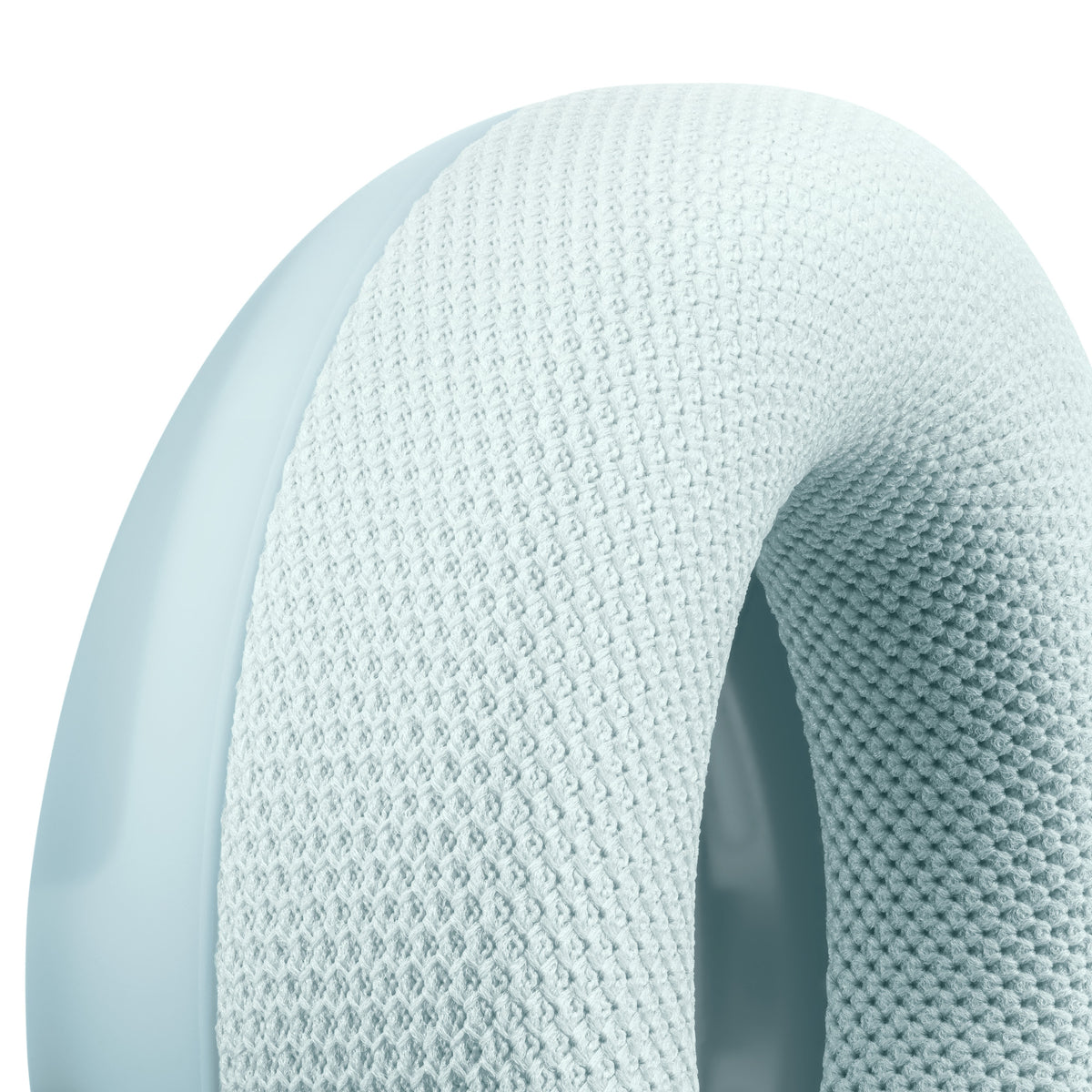 Kussenset voor Beats 360 – Zachtblauwe kussens van hoogwaardig gebreid textiel voor oorschelpen en hoofdband