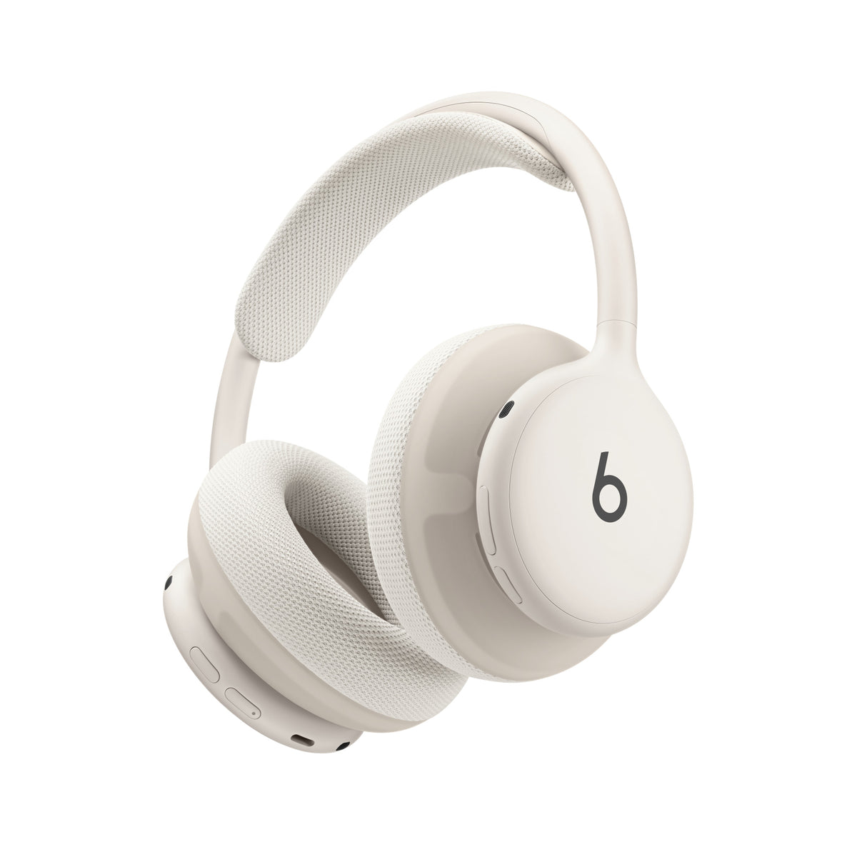 Beats 360 over-ear koptelefoon – Wolkenwit + Wolkenwitte kussens van hoogwaardig gebreid textiel