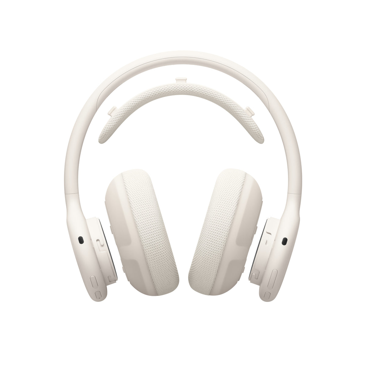 Beats 360 over-ear koptelefoon – Wolkenwit + Wolkenwitte kussens van hoogwaardig gebreid textiel